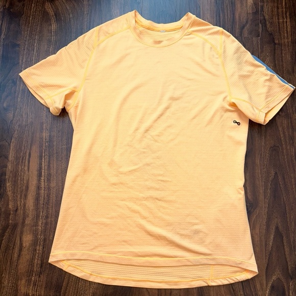 lululemon athletica Other - Lululemon Training Tech Short Sleeve 
Creamsicle Pop 
Size Large